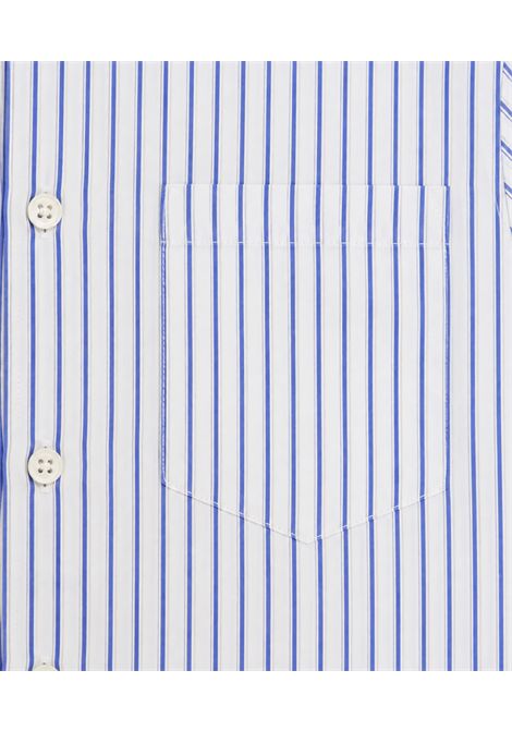 Camicia a righe PAOLO PECORA KIDS | PP4455AZZURRO